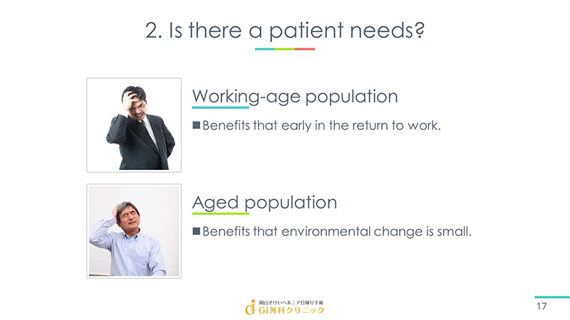 2. Is there a patient needs?
